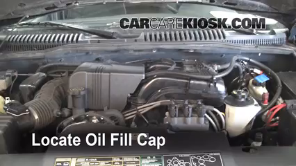 2002 Ford Explorer XLT 4.0L V6 Oil Add Oil